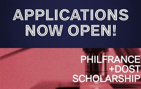 philfrance dost scholarship|Call for Applications: PhilFrance.